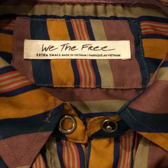 Free people All Smiles Silk Shirt - Picture 7 of 7